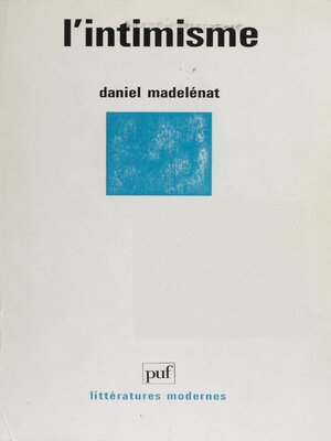 cover image of L'Intimisme